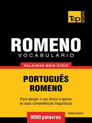 cover image of Vocabulário Português-Romeno